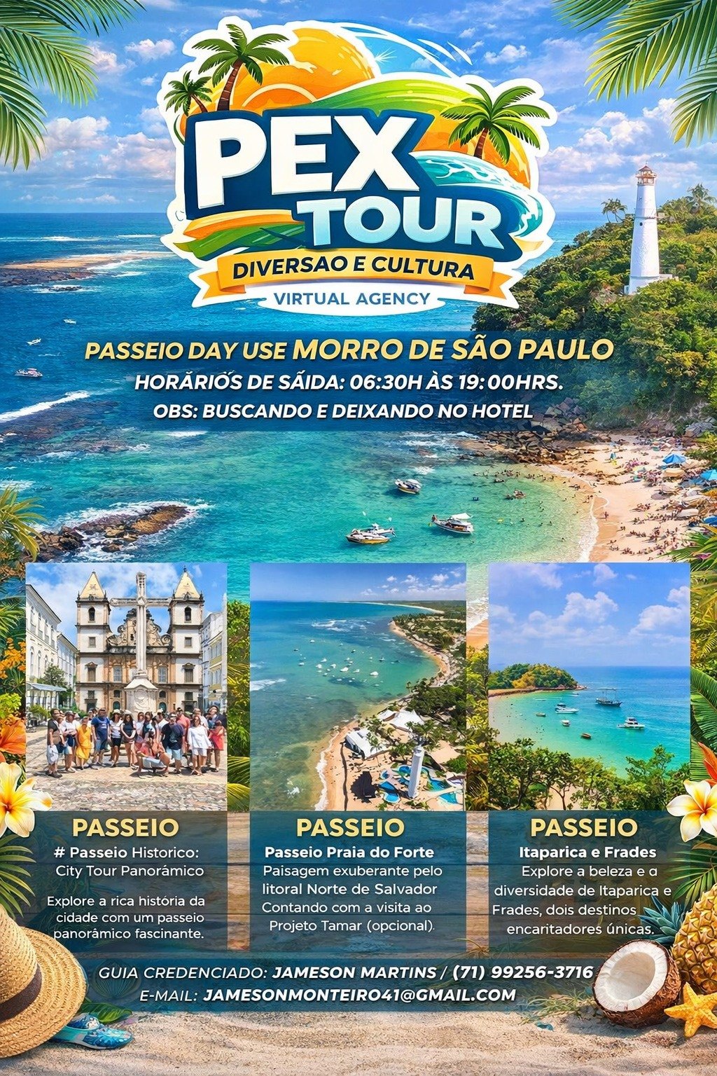 Cartaz de passeios Pex Tour